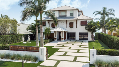 Large custom home on the water featuring custom wood throughout, Tampa Bay FL