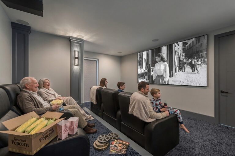 Gemini Generated Movie Night with the Family