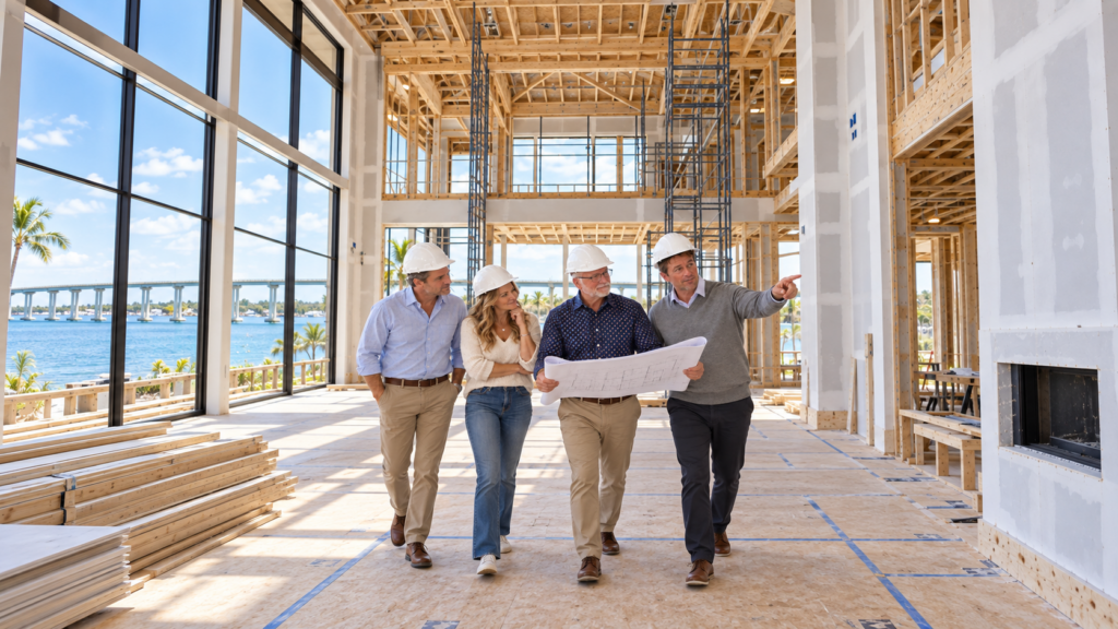 construction site team